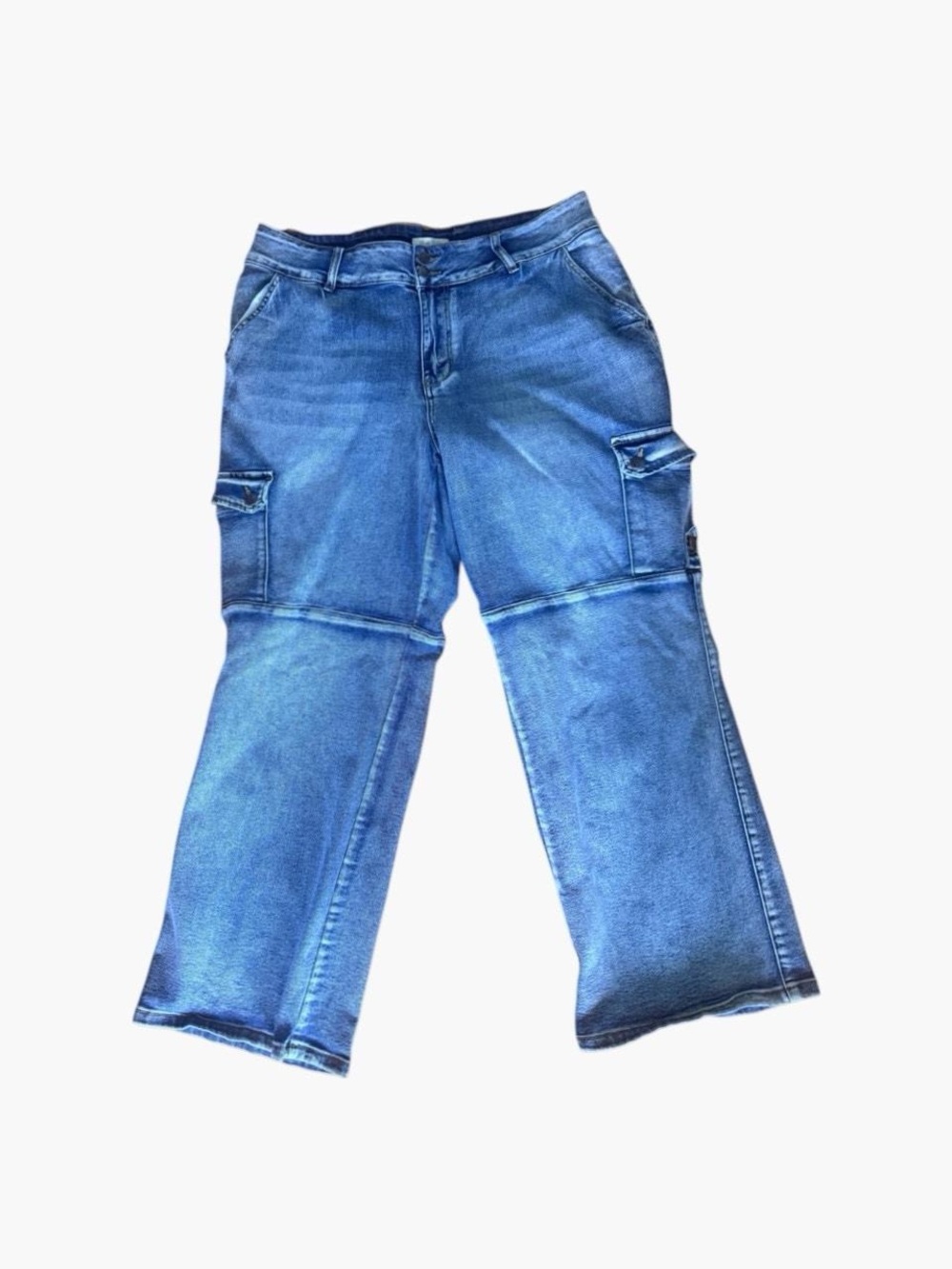 Wide Leg Cargo Jeans — Women’s Size 20